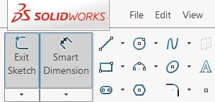 دستور Smart Dimension در سالیدورک